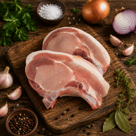 Schab wieprzowy z kością premium 1kg