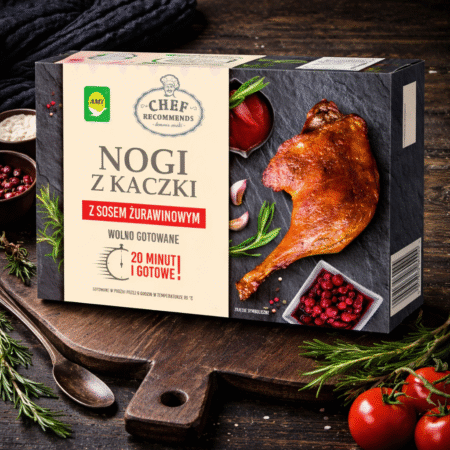 noga z kaczki z sosem